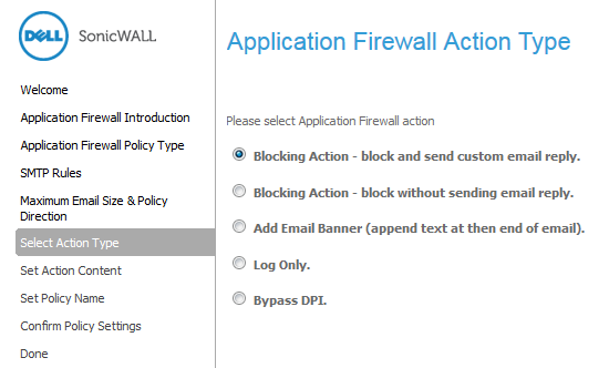 Application Firewall Wizard