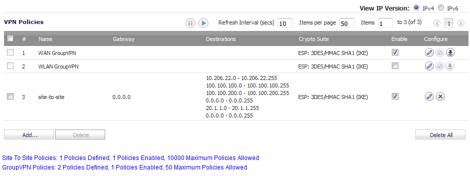 Vpn Settings And Displays