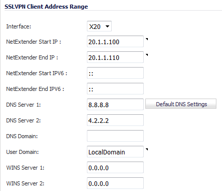 fortinet vpn client same subnet