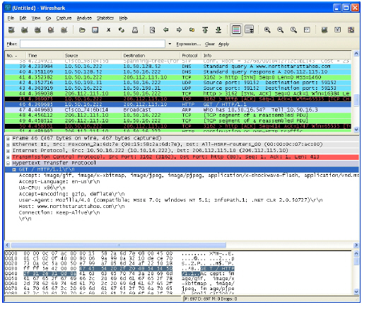serial number of local router pcap wireshark