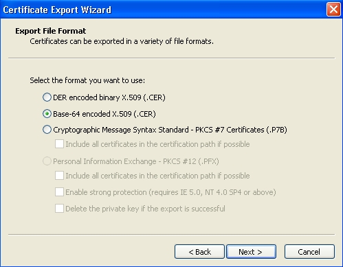 Importing a goDaddy Certificate on Windows