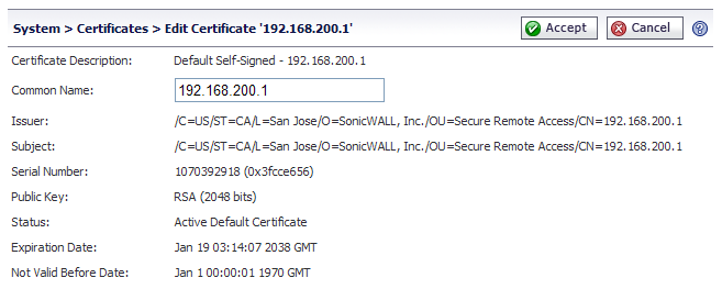Viewing And Editing Certificate Information