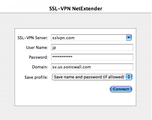 how do i access files with a dell sonicwall netextender
