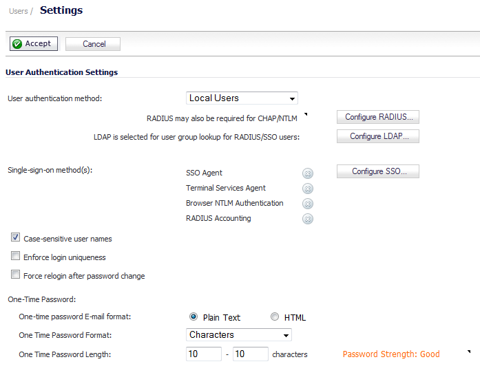 Configuring Users For Ssl Vpn Access