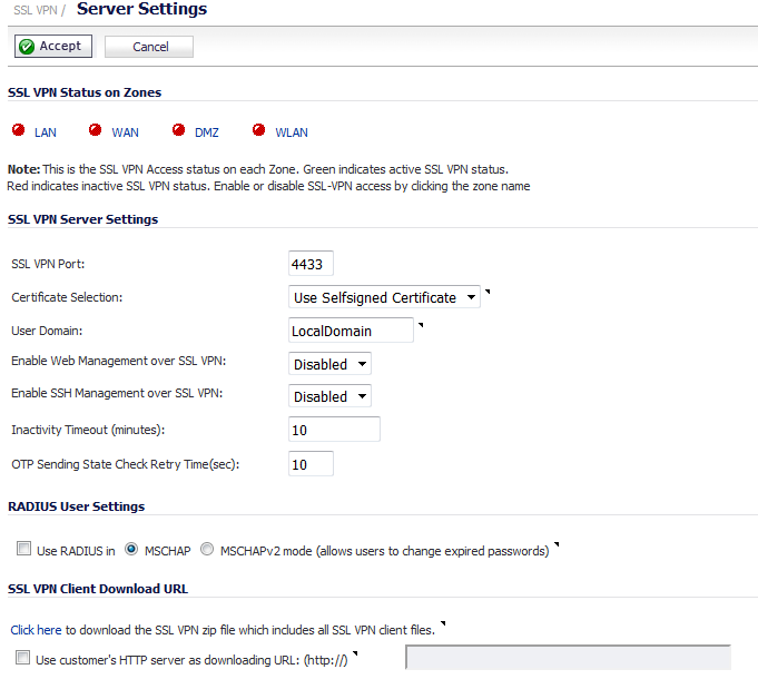 sonicwall netextender configure ssl vpn connection