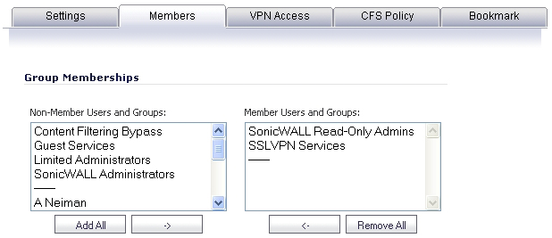 Configuring Local Groups On Users Local Groups