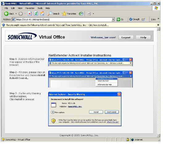 sonicwall netextender windows 10 client