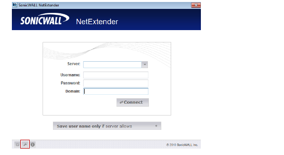 sonicwall netextender requires domain
